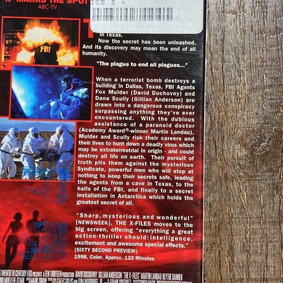 The X Files Movie 1998 VHS Cassette - Picture 14 of 14